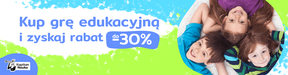Kup grę edukacyjną i zyskaj rabat do -30%! | KapitanNauka.pl